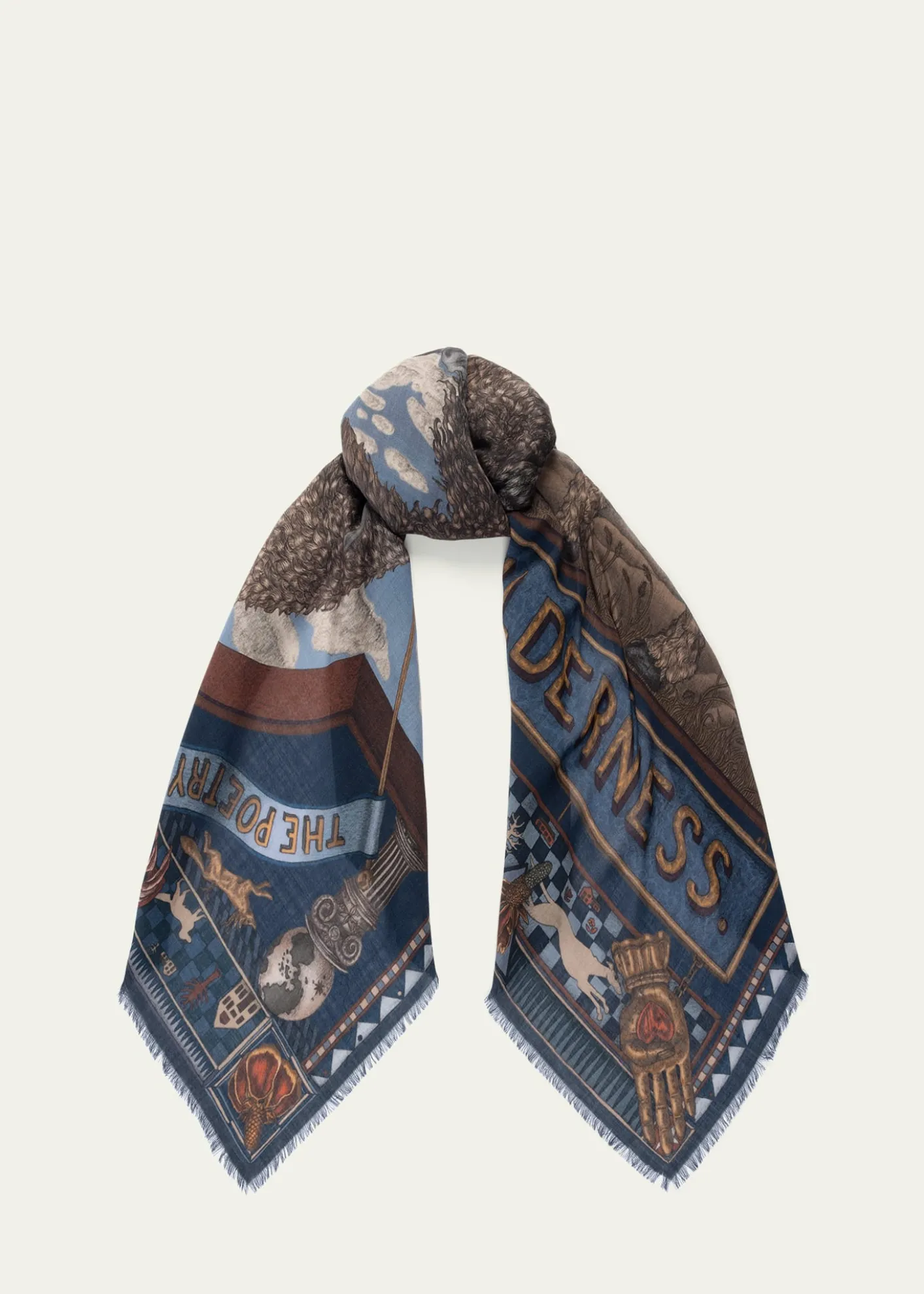 Sabina SavageSecrets Of The Bison Cashmere Scarf