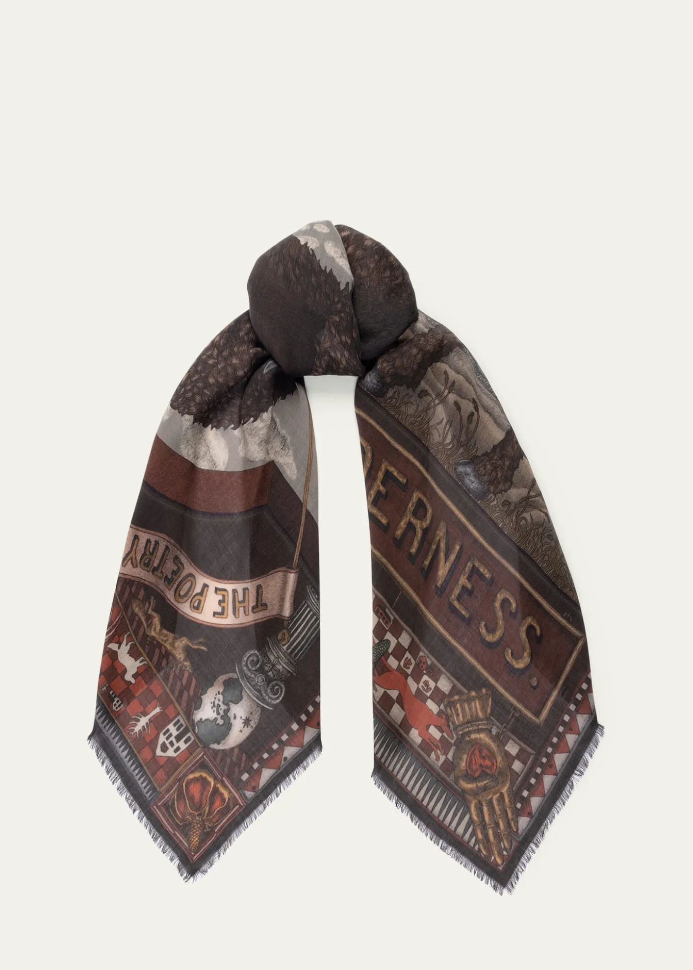 Sabina SavageSecrets Of The Bison Cashmere Scarf