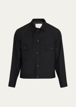 SACAIChalk Stripe Jacket