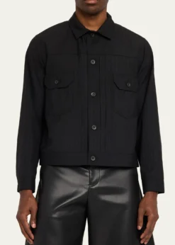 SACAIChalk Stripe Jacket