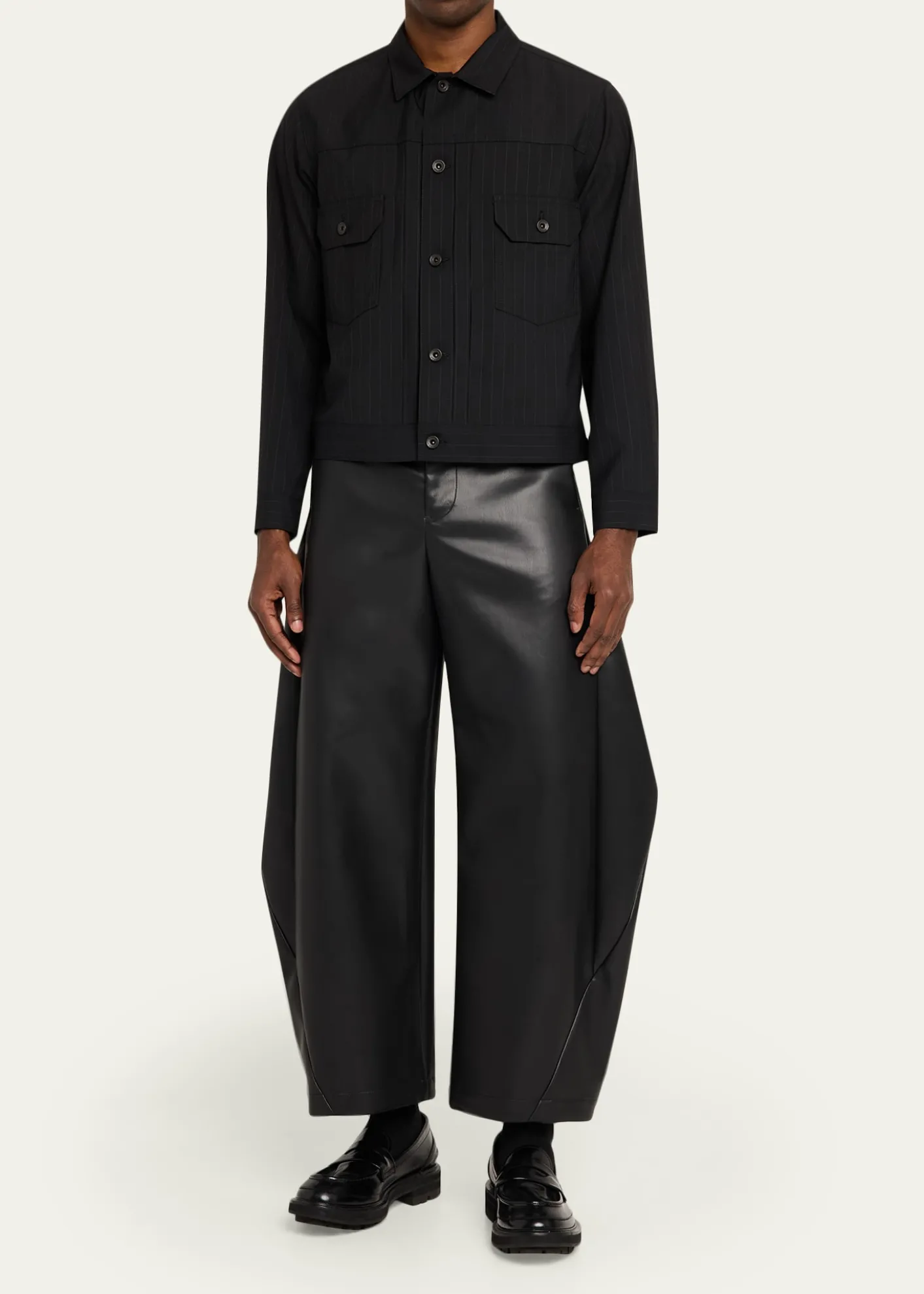 SACAIChalk Stripe Jacket