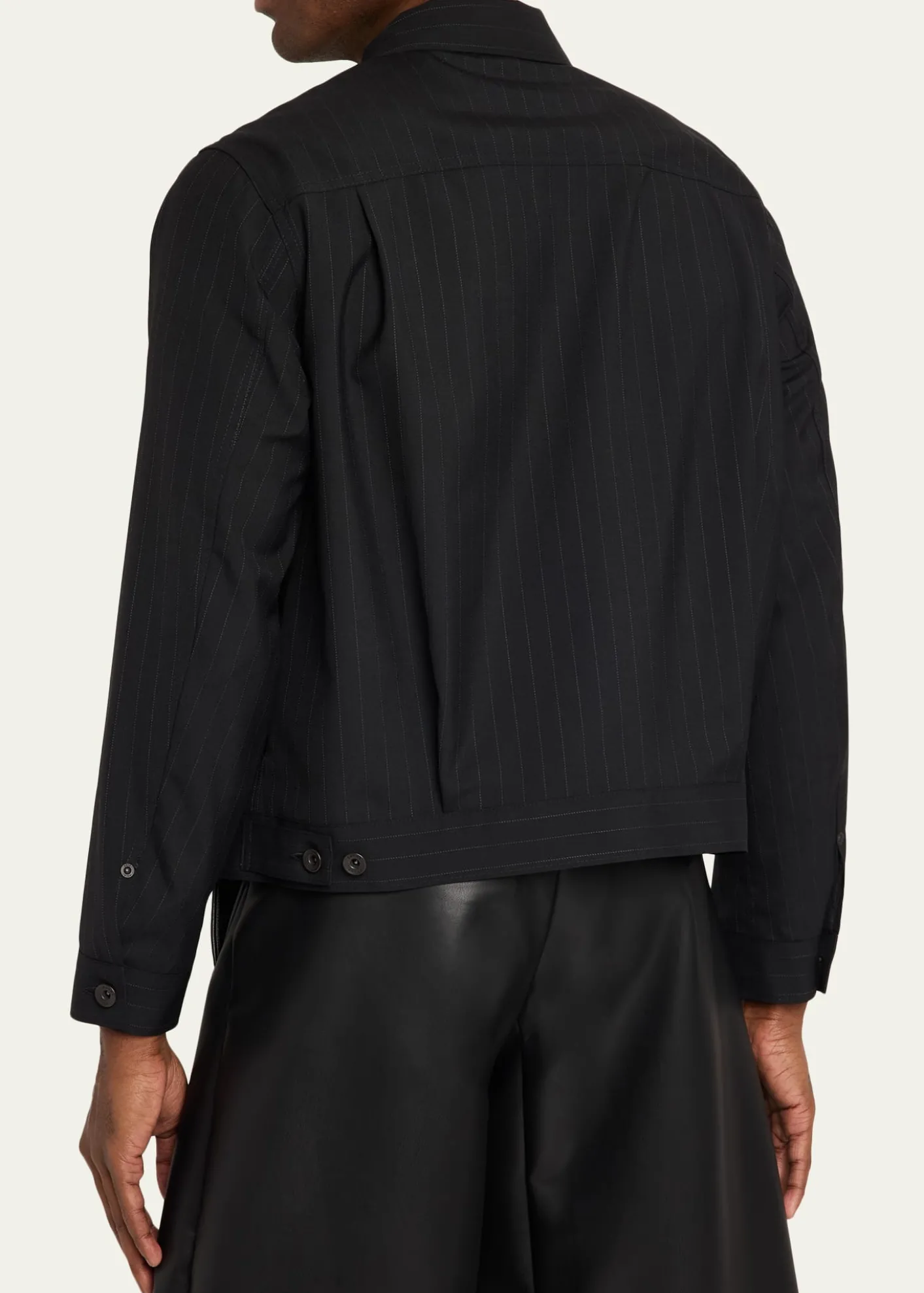 SACAIChalk Stripe Jacket