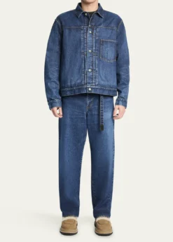 SACAIMen's BEYONDEXX Cotton Denim Jeans