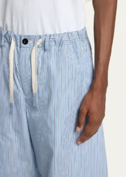 SACAIMen's Striped Drawstring Pants