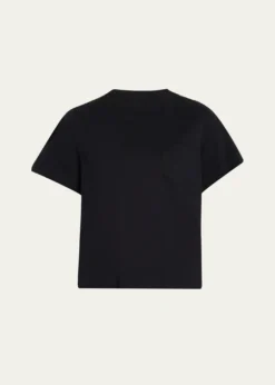SACAIShort-Sleeve Nylon Cotton T-Shirt