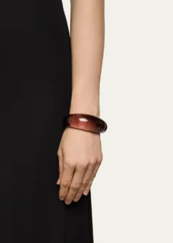 Saint LaurentBumpy Moon Resin Bracelet