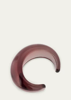 Saint LaurentBumpy Moon Resin Bracelet