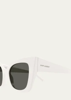 Saint LaurentFashion Show Bio Nylon Cat-Eye Sunglasses