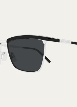 Saint LaurentMen's SL 795 JOE-003 Metal Aviator Sunglasses