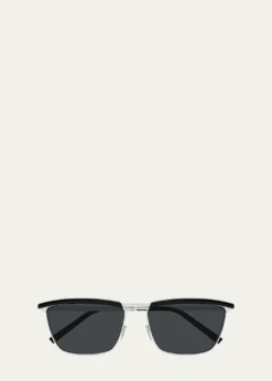 Saint LaurentMen's SL 795 JOE-003 Metal Aviator Sunglasses