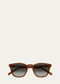 Saint LaurentMen's SL 28-051 Square Acetate Sunglasses