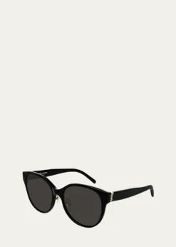 Saint LaurentSL M39 Rounded Acetate Sunglasses