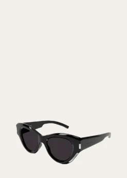Saint LaurentThick Acetate Cat-Eye Sunglasses