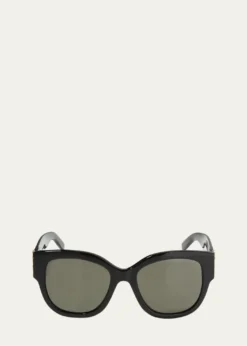 Saint LaurentYSL Oversized Acetate Cat-Eye Sunglasses