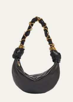 Saint LaurentAmalia Mini YSL Leather Hobo Bag