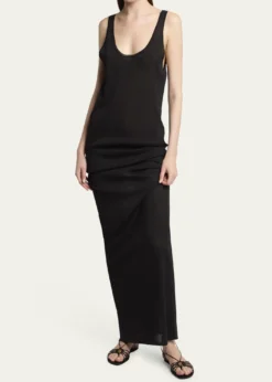 Saint LaurentBabylone Strappy YSL Ankle-Tie Sandals