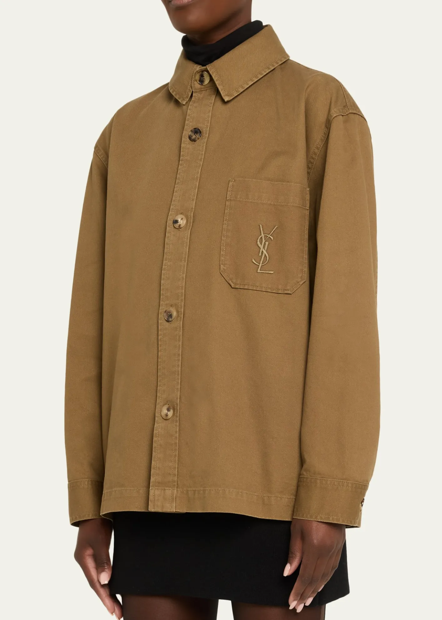 Saint LaurentBellechasse YSL Pocket Overshirt