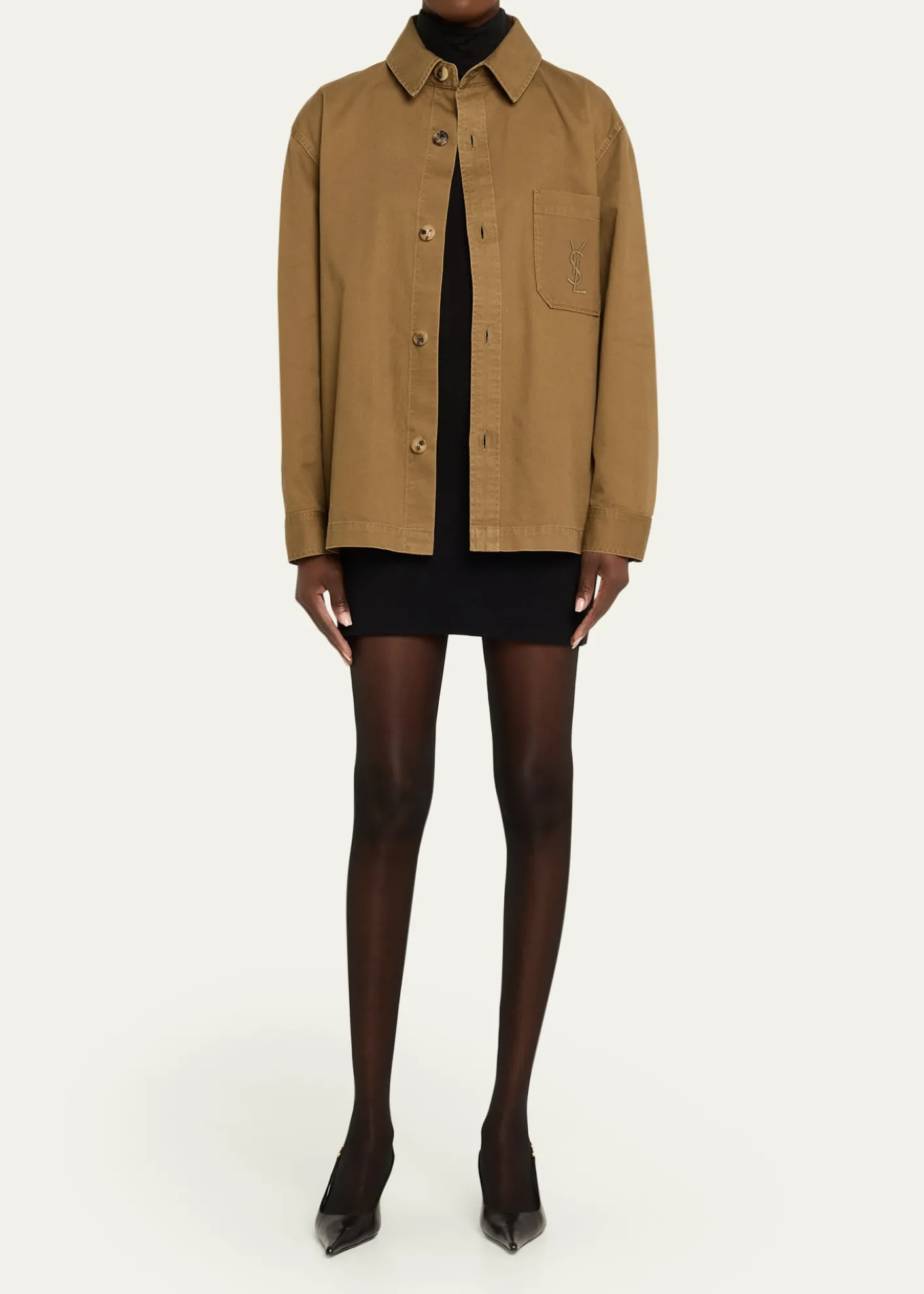 Saint LaurentBellechasse YSL Pocket Overshirt
