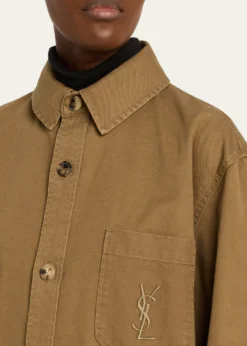 Saint LaurentBellechasse YSL Pocket Overshirt