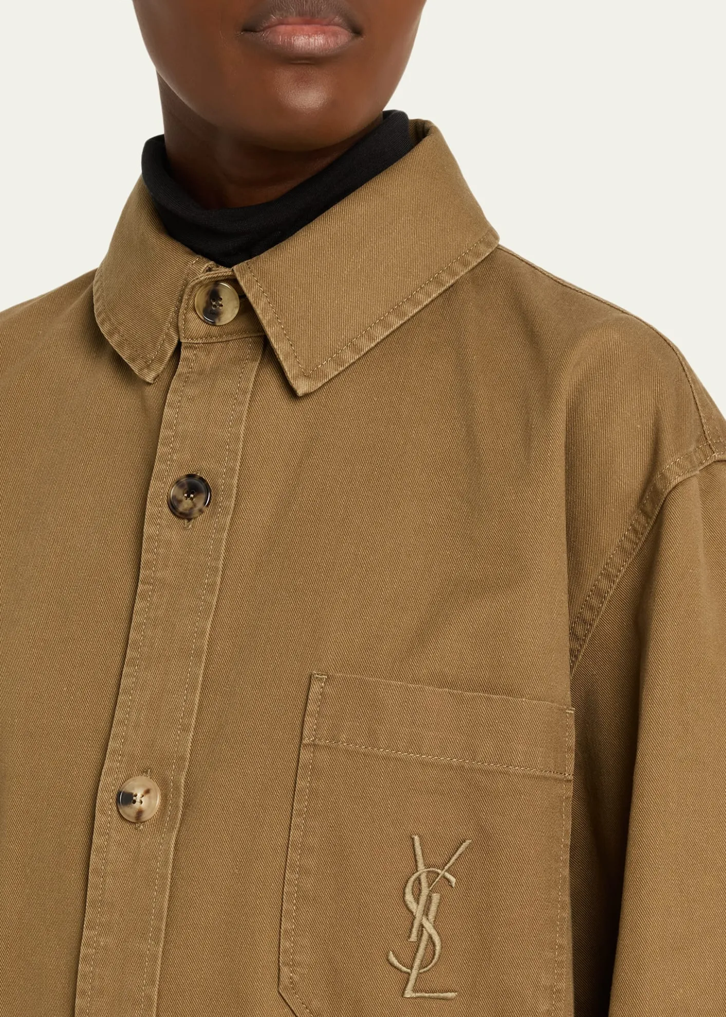 Saint LaurentBellechasse YSL Pocket Overshirt