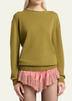 Saint LaurentCashmere Crewneck Sweater