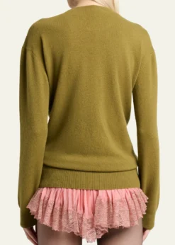 Saint LaurentCashmere Crewneck Sweater