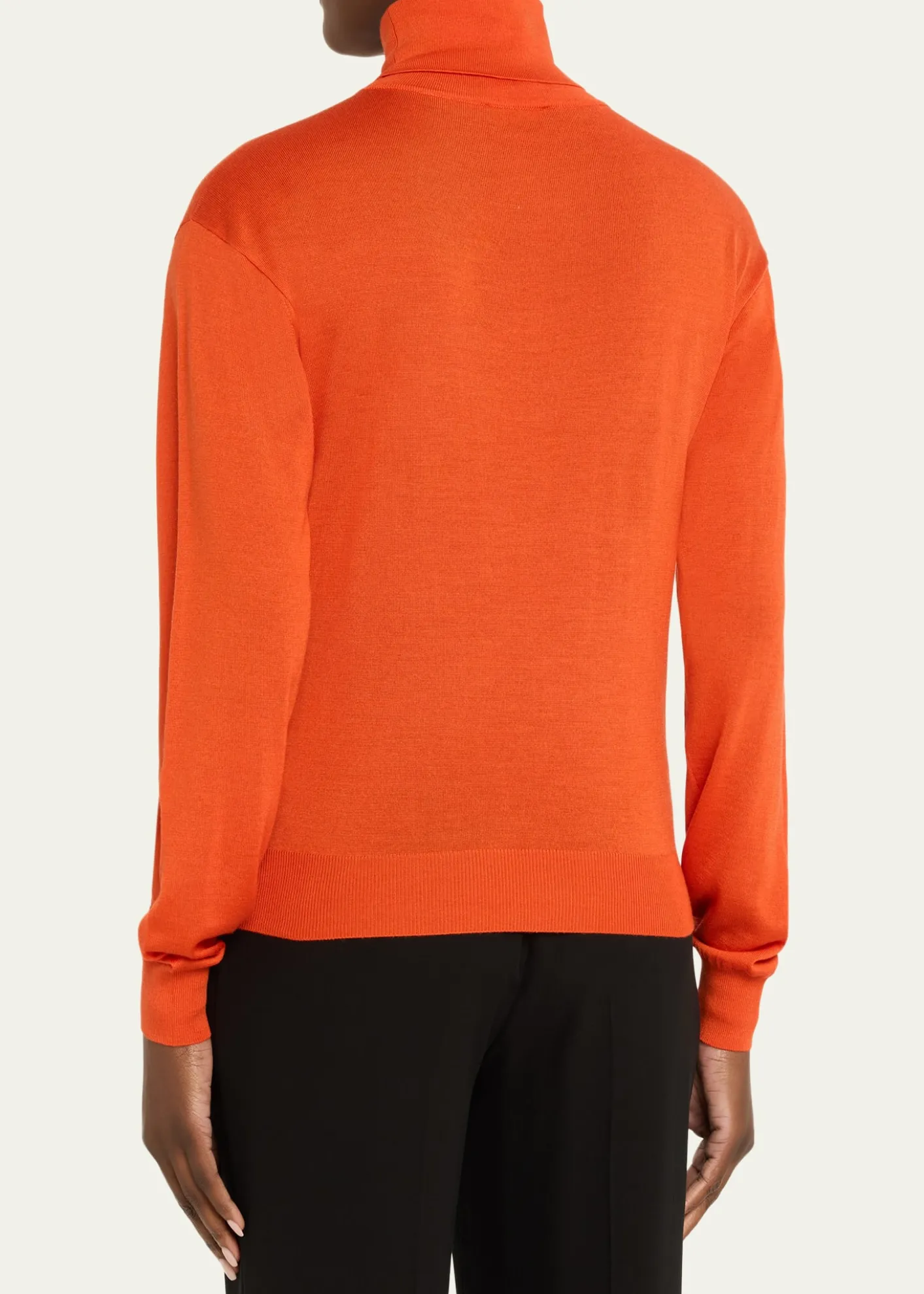 Saint LaurentCashmere-Silk Turtleneck Sweater