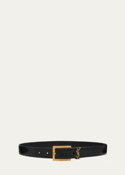 Saint LaurentCassandre Belt in Eel Leather