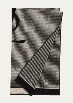 Saint LaurentCassandre Striped Cotton Beach Towel