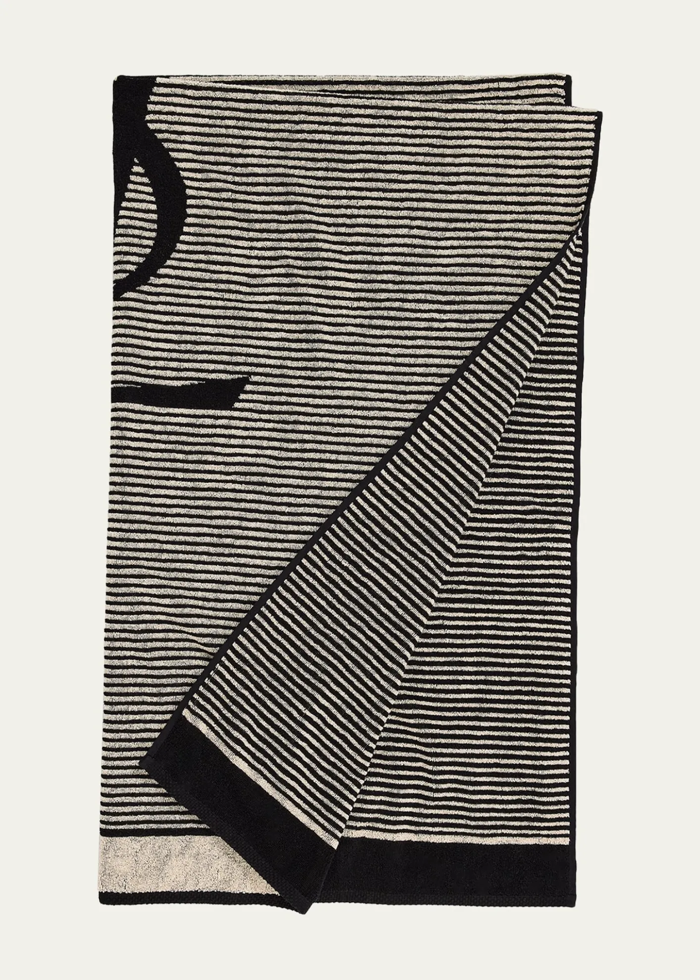 Saint LaurentCassandre Striped Cotton Beach Towel
