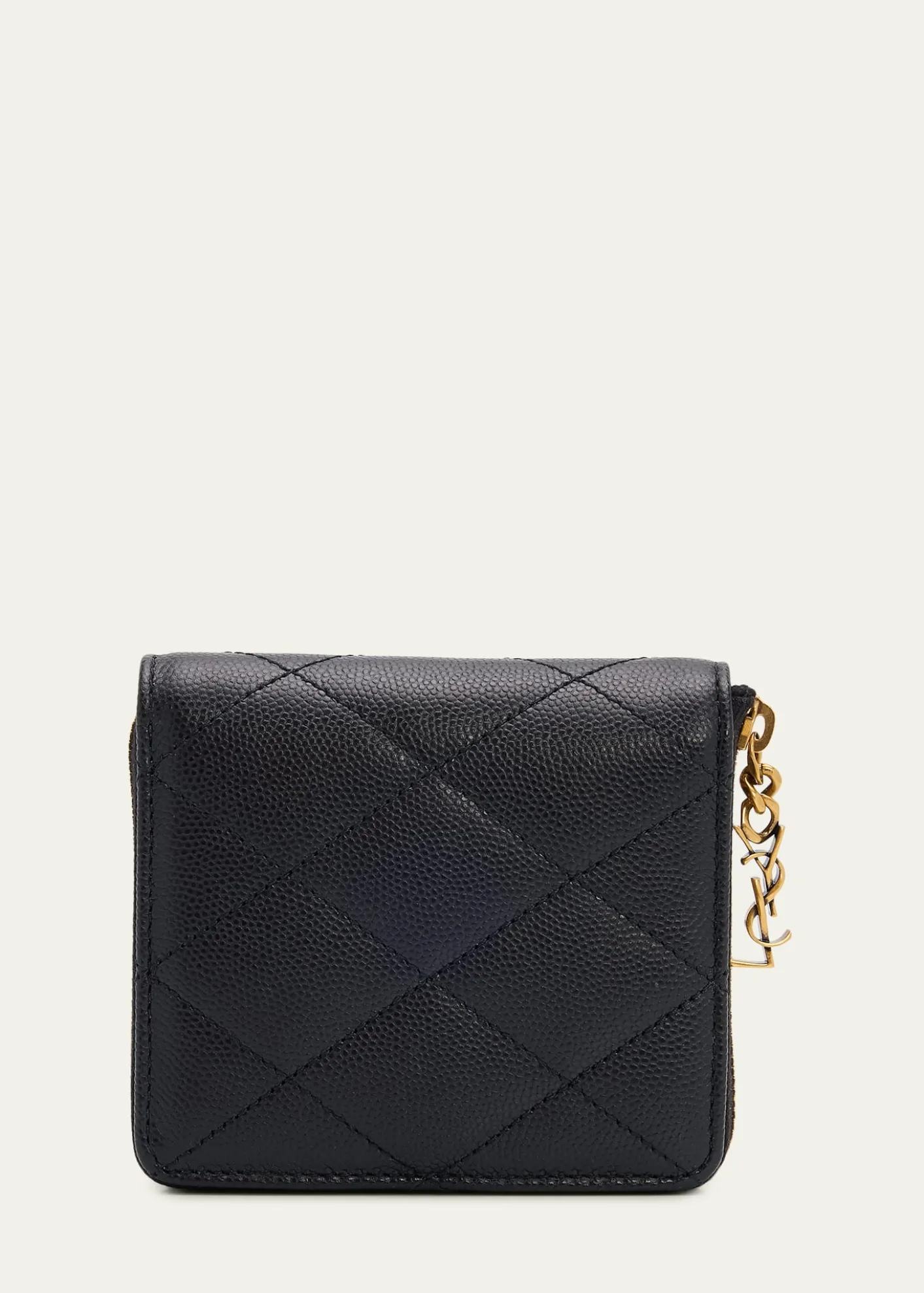 Saint LaurentCassandre YSL Quilted Leather Wallet