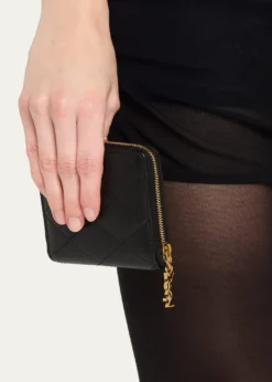 Saint LaurentCassandre YSL Quilted Leather Wallet