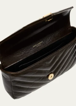 Saint LaurentCollege Mini YSL Quilted Top Handle Bag