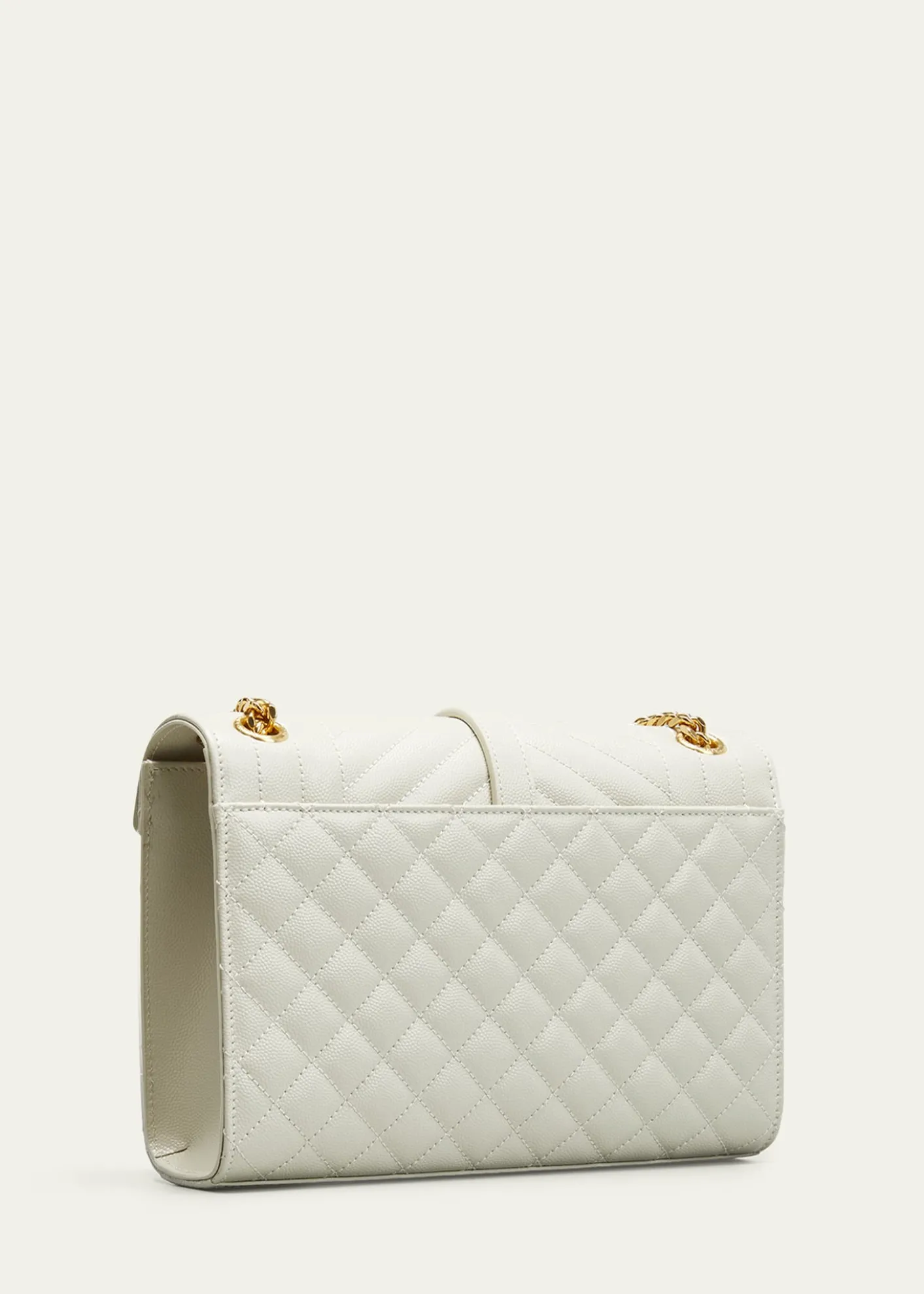 Saint LaurentEnvelope Triquilt Medium YSL Shoulder Bag in Grained Leather