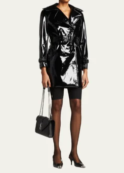 Saint LaurentEnvelope Triquilt Medium YSL Shoulder Bag in Grained Leather
