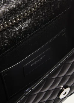 Saint LaurentEnvelope Triquilt Small YSL Shoulder Bag in Grained Leather