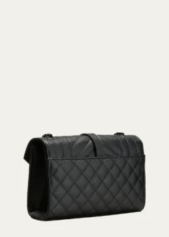 Saint LaurentEnvelope Triquilt Small YSL Shoulder Bag in Grained Leather