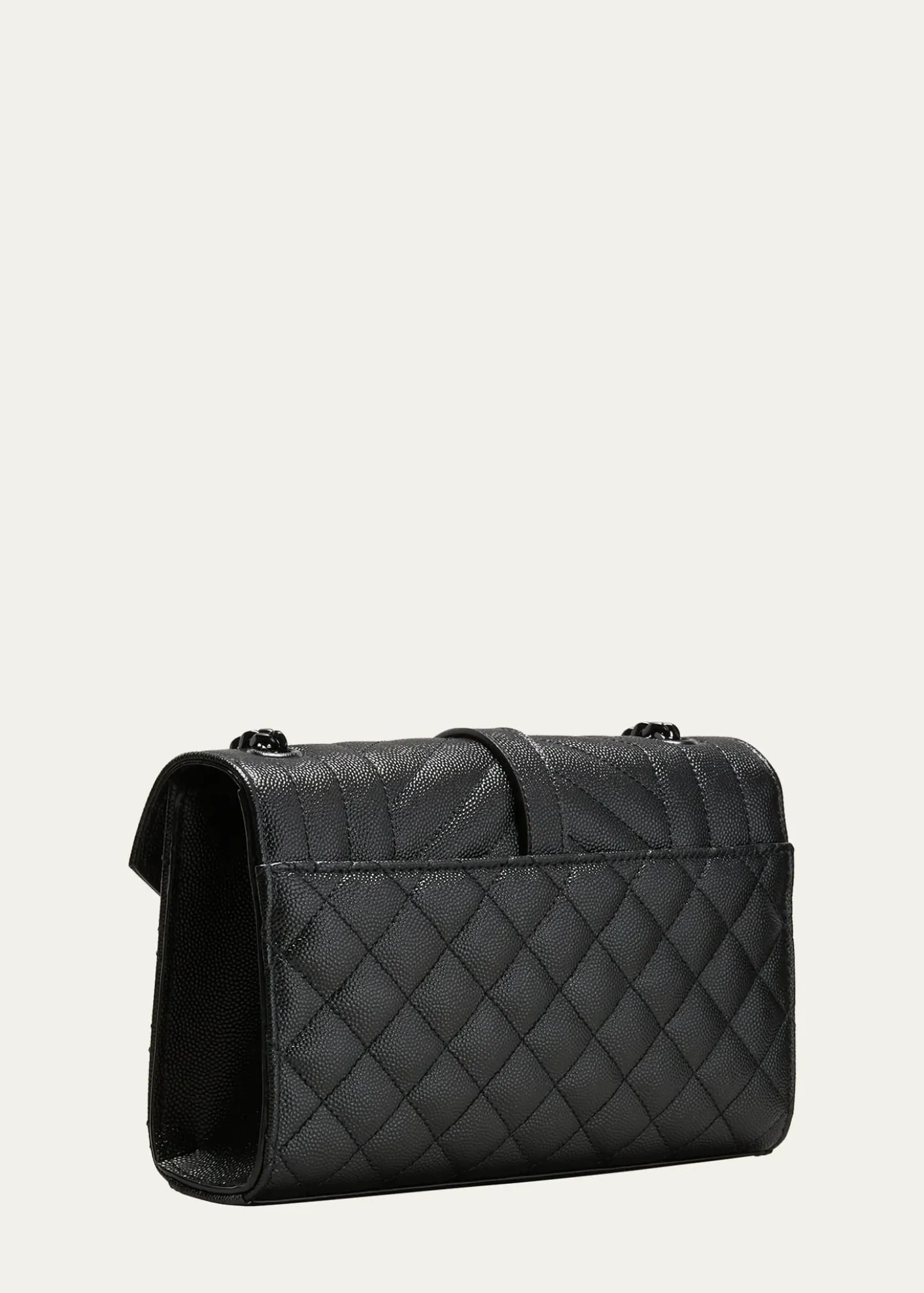 Saint LaurentEnvelope Triquilt Small YSL Shoulder Bag in Grained Leather
