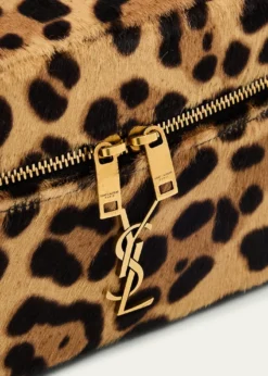 Saint LaurentGaby YSL Vanity Bag in Leopard-Print Calf Hair