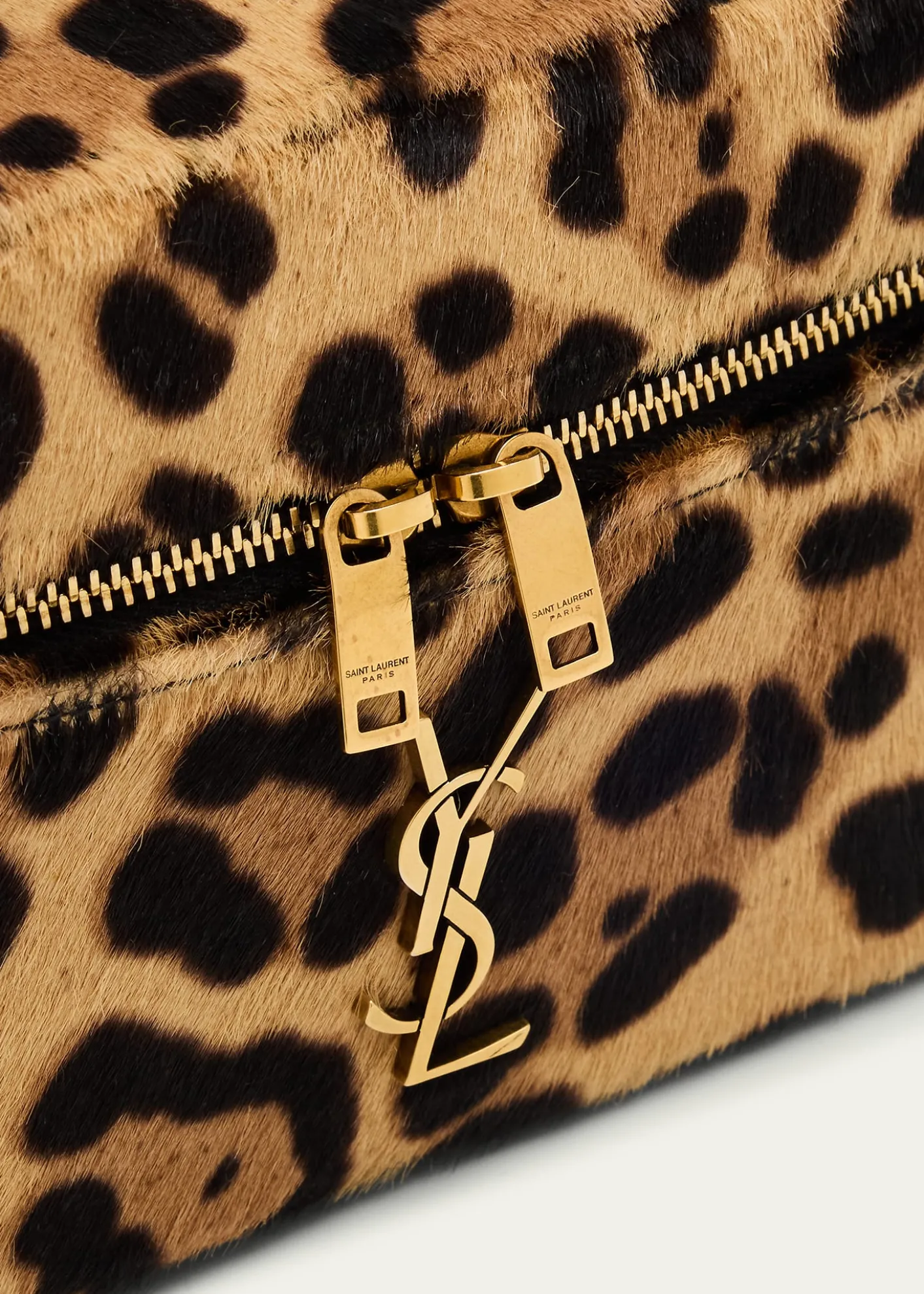 Saint LaurentGaby YSL Vanity Bag in Leopard-Print Calf Hair