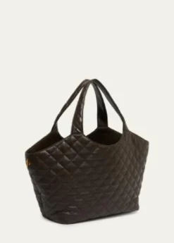 Saint LaurentIcare Medium Tote Bag in Lambskin Leather