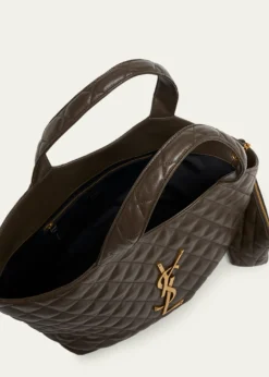 Saint LaurentIcare Medium Tote Bag in Lambskin Leather