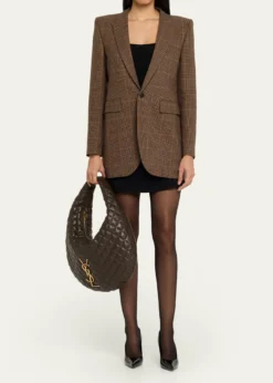 Saint LaurentIcare YSL Quilted Nappa Leather Hobo Bag
