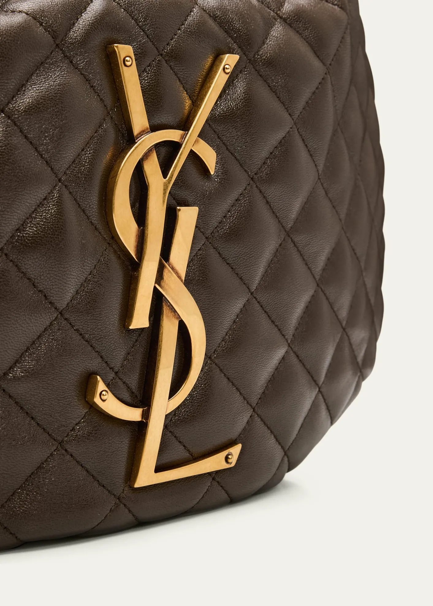 Saint LaurentIcare YSL Quilted Nappa Leather Hobo Bag