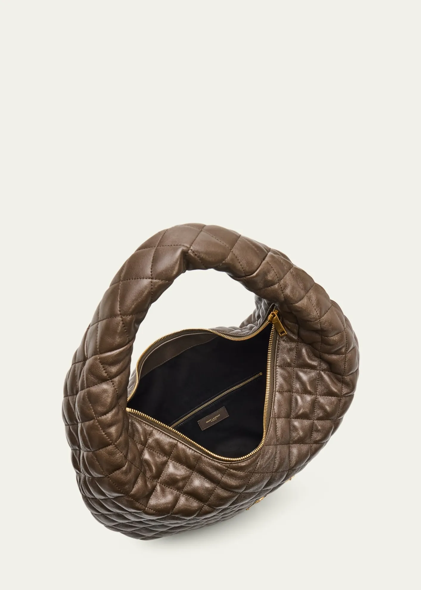 Saint LaurentIcare YSL Quilted Nappa Leather Hobo Bag