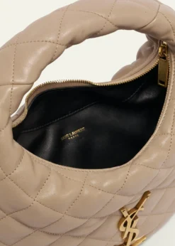 Saint LaurentIcarino Baby YSL Quilted Leather Hobo Bag