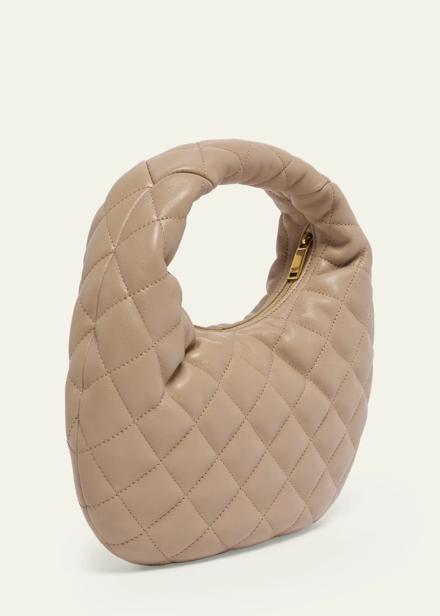 Saint LaurentIcarino Baby YSL Quilted Leather Hobo Bag