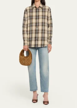 Saint LaurentIcarino Baby YSL Quilted Suede Hobo Bag
