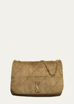 Saint LaurentJamie 4.3 Maxi YSL Shoulder Bag in Quilted Suede