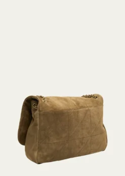 Saint LaurentJamie 4.3 Maxi YSL Shoulder Bag in Quilted Suede